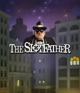 Immerse yourself in the underworld realm of The Slotfather game by Betsoft, showcasing a commanding mafia boss standing against a nocturnal cityscape. This graphic evokes the gritty essence of the mob life, with the boss dressed in a traditional black suit and fedora. Great for fans of crime-themed slots, delivering a gripping adventure. 