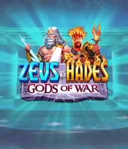 Experience the mythological conflict of Zeus vs Hades: Gods of War slot by Pragmatic Play, highlighting Zeus with his thunderbolt opposite the fiery Hades with his scepter. This image captures the intense rivalry between these mythic figures, amid a stormy background. Perfect for mythology enthusiasts, offering a gripping escape. 